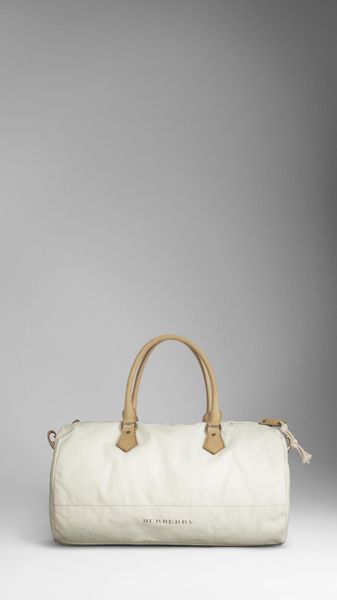 Burberry Sailing Canvas Holdall - Lyst