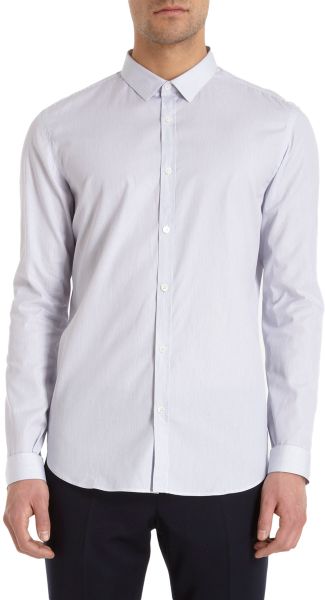Burberry Prorsum Striped Shirt - Lyst