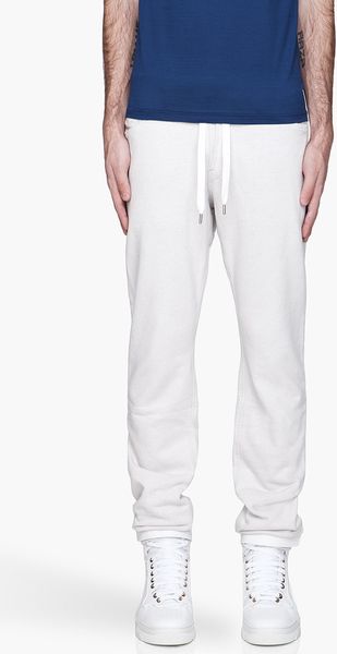 Diesel Off-white Braddom-swe Trousers - Lyst