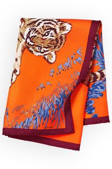 Hermes Silk-Twill Scarf - Lyst
