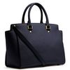 Michael Kors Large Selma Topzip Satchel in Blue (navy) - Lyst