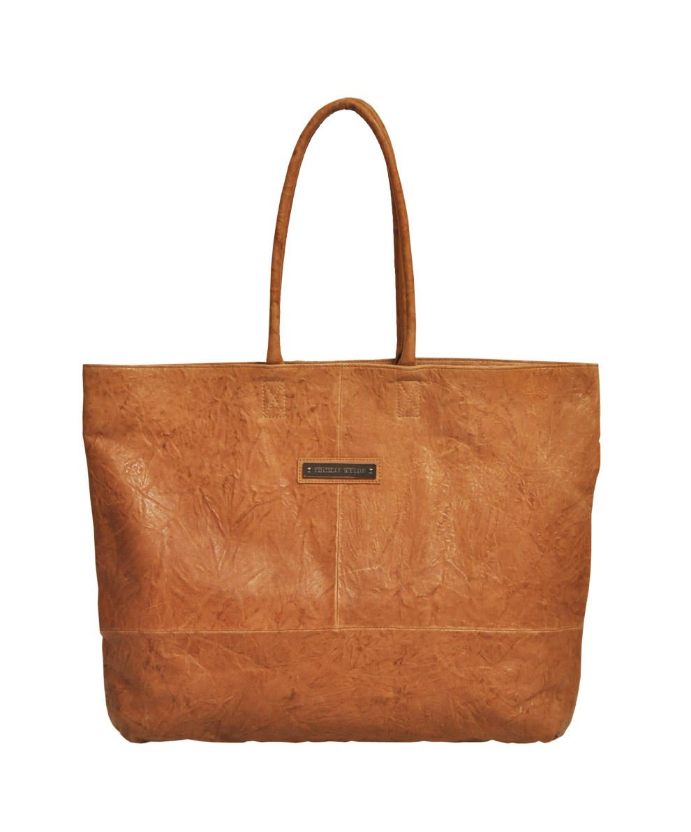Thomas Wylde Leather Shopping Bag in Brown | Lyst
