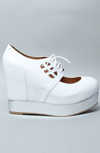 Jeffrey Campbell The Raid Shoe in White - Lyst
