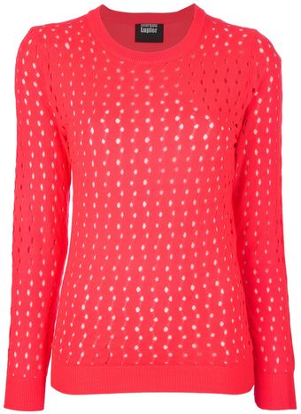 Markus Lupfer Fishnet Sweater - Lyst