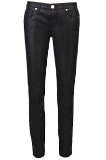Versace Metallic Skinny Jean - Lyst