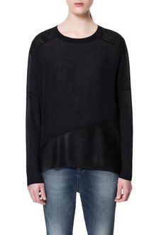 Zara Combined Tshirt - Lyst