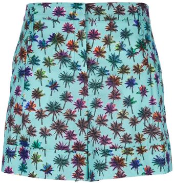 Schumacher Palm Print Shorts - Lyst