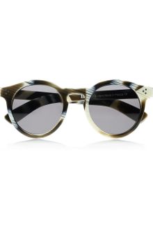 Illesteva Round Frame Acetate Sunglasses - Lyst