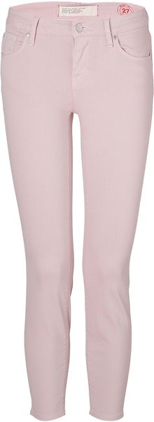 Marc By Marc Jacobs Fantasia Pink Lola Crop Skinny Jeans - Lyst