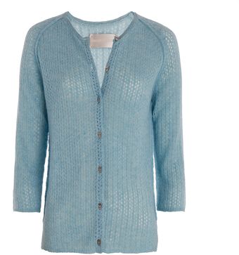 Zadig & Voltaire Cardigan Ninon Pointelle Deluxe C - Lyst