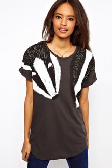 ASOS Collection Badger Print T-Shirt - Lyst