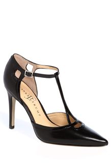 Ivanka Trump Ginger Tstrap Leather Pumps - Lyst