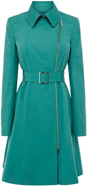 Karen Millen Colourful Posh Cotton Coat - Lyst