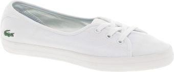 Lacoste Ziane Chunky White Plimsolls - Lyst