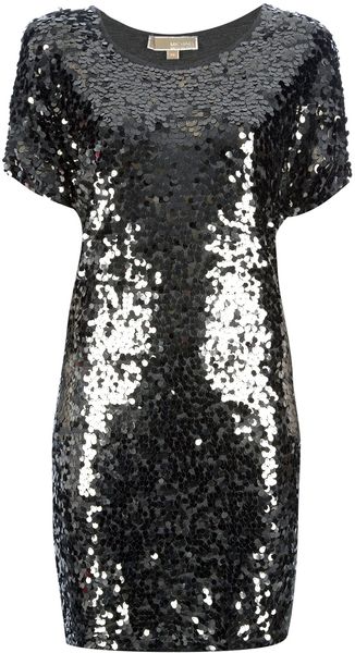 Michael by Michael Kors Sequin Dress - Lyst
