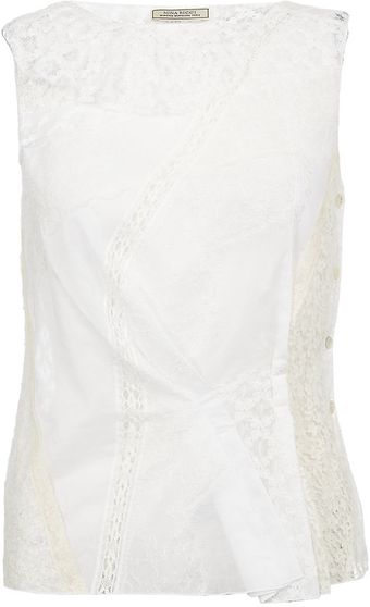 Nina Ricci Lace Top - Lyst