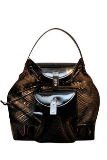 Versus  Backpack in Leather and Cotton - Lyst
