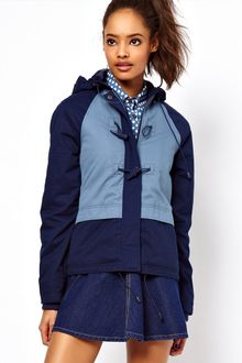 ASOS Collection  Blocked Duffle Parka - Lyst