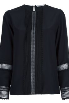 Chloé Lace Detail Blouse - Lyst