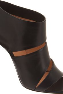 Christian Louboutin Open Toe Ankle Boots - Lyst