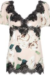 Dolce & Gabbana Rose Print Blouse