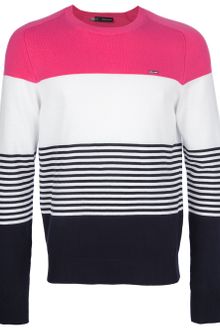 DSquared2 Block Stripe Sweater - Lyst