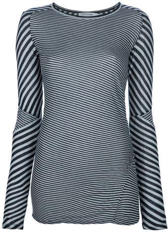 Etoile Isabel Marant Striped Slim Fit Tshirt - Lyst