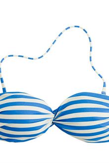 J.Crew Stripe Twist Bandeau Top - Lyst