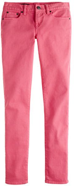 J.Crew Toothpick Jean in Garmentdyed Twill - Lyst