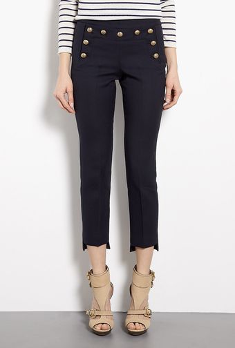 Joseph Dieppe Cotton Cropped Trousers - Lyst