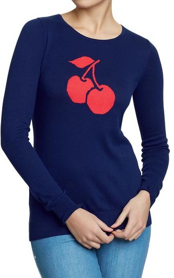 Old Navy Lightweight Graphic Sweater - Lyst