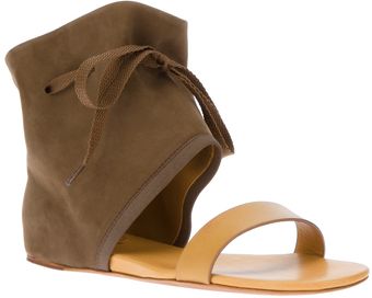 See By Chloé Open Toe Flat Sandal - Lyst