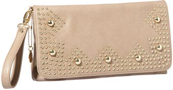 Big Buddha Wylie Studded Flap Clutch - Lyst