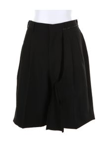Comme Des Garçons Deconstruct Black Shorts in Lightweight Wool - Lyst