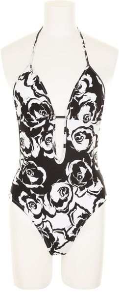 Emilio Pucci Pucciprint Onepiece Swimsuit in Polyamide and Elastane - Lyst