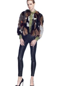 MSGM Fox Patchwork Jacket - Lyst