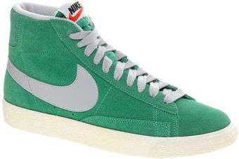 Nike Blazer Mid Mint High Top Trainers - Lyst