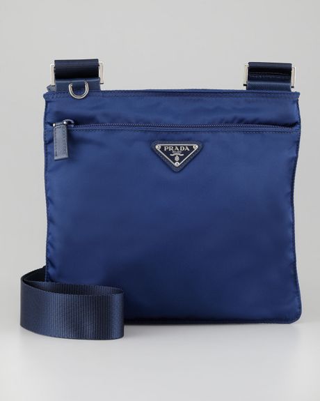 Prada Vela Crossbody Messenger Bag in Blue (royal blue) | Lyst Prada Vela Crossbody Messenger Bag in Blue (royal blue) | Lyst