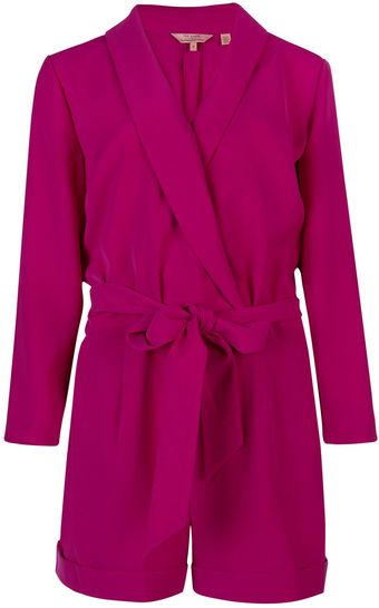 Ted Baker Hakke Wrap Playsuit - Lyst