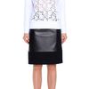 Tibi Sigrid Lace Sweatshirt in White - Lyst