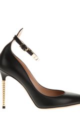 Valentino Black Calf Pointy Pumps