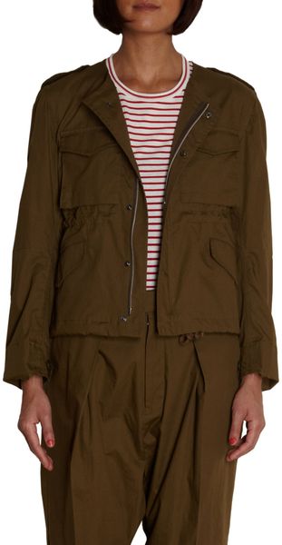 Yohji Yamamoto Collarless M65 Jacket - Lyst