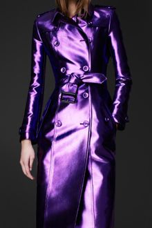 Burberry Prorsum Bright Metallic Trench Coat - Lyst