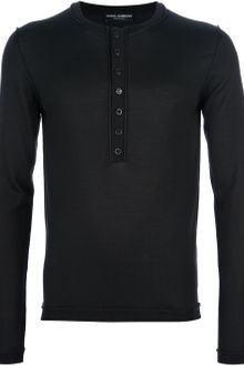 Dolce & Gabbana Serefina Henley Top - Lyst