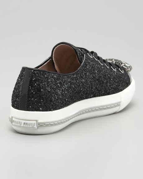 miu miu sparkle sneakers