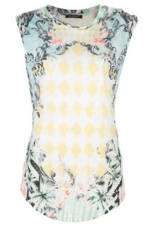 Balmain Printed Top - Lyst