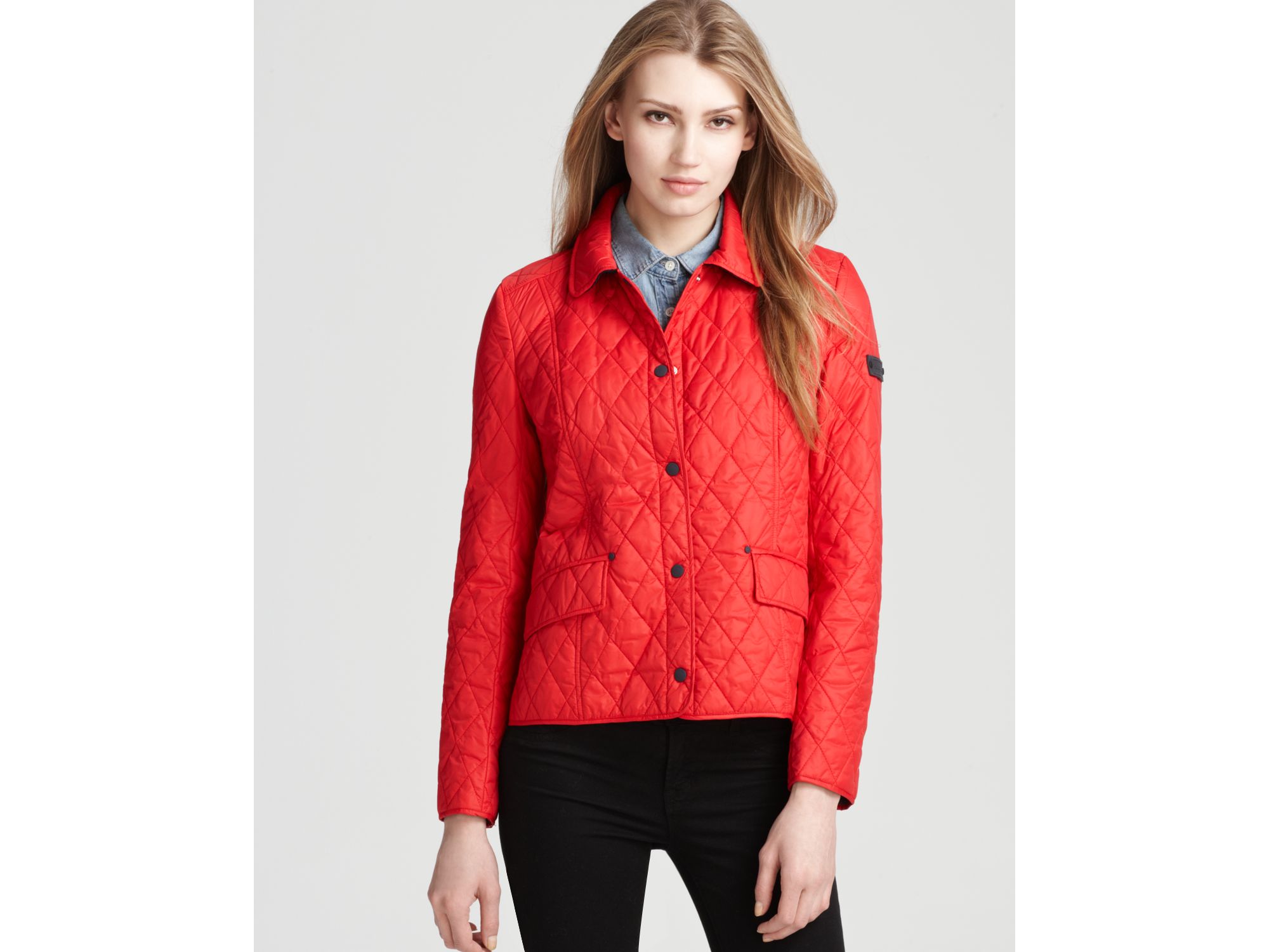 Hunter Hunter Classic Quilted Jacket in Red (hunter red) Lyst