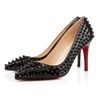 Christian Louboutin Pigalle Spikes in Black - Lyst