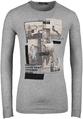 Dolce & Gabbana Long Sleeve Light Top - Lyst