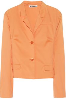 Jil Sander Cottonblend Blazer - Lyst